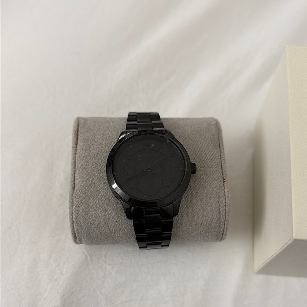 Michael Kors Runway Black-Tone Watch Style # MK6608